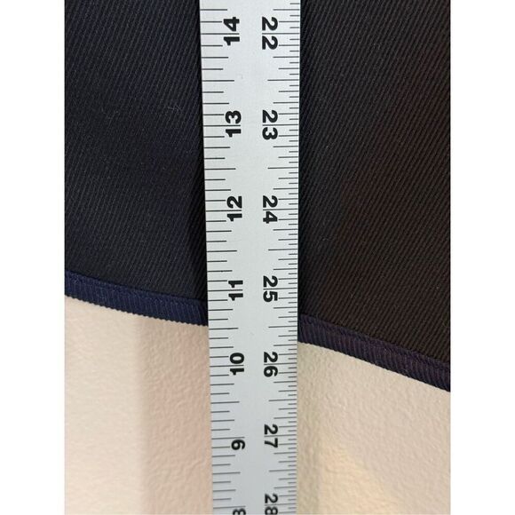 J. Crew  Black Tipped Twill Boxy Split Hemline Lined Blazer Jacket Women’s 0 - Picture 9 of 11